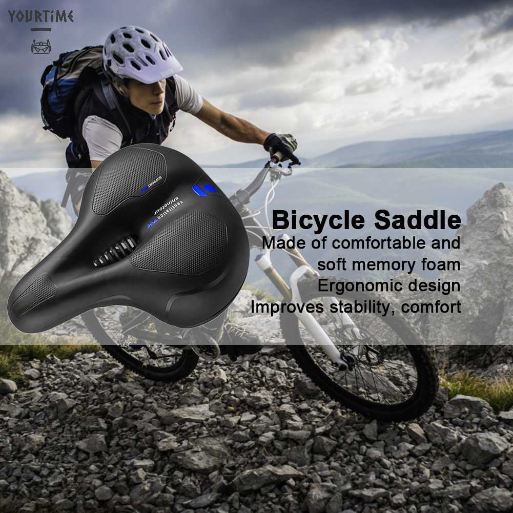 Yên Xe Đạp Leo Núi Bằng Bọt Biển Phản Quang Thoáng Khí