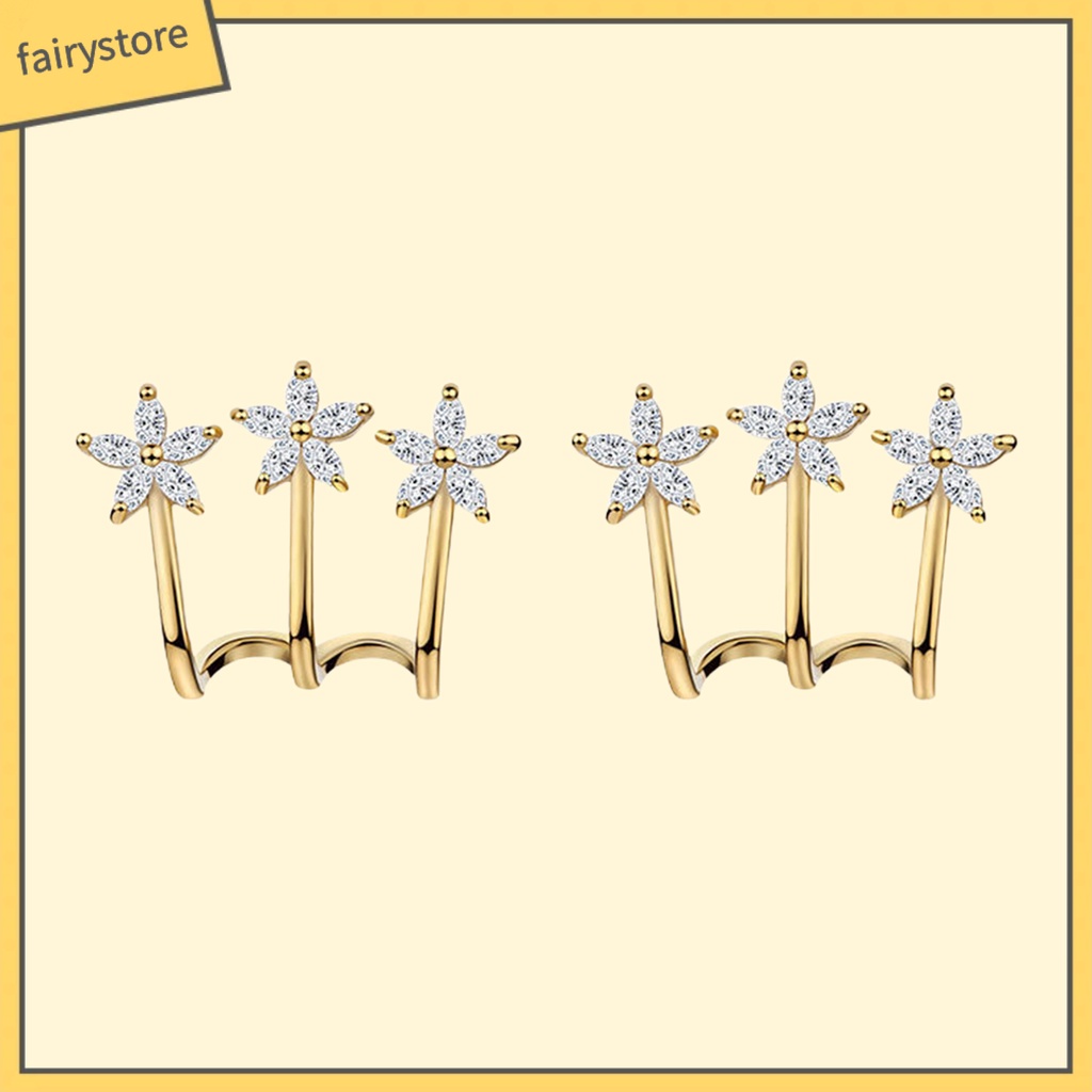 [FRO] 1 Đôi Bông Tai Xỏ Lỗ Tai Chống Mài Mòn Dễ Sử Dụng Và Bắt Mắt Sang Trọng Mỗi Ngày