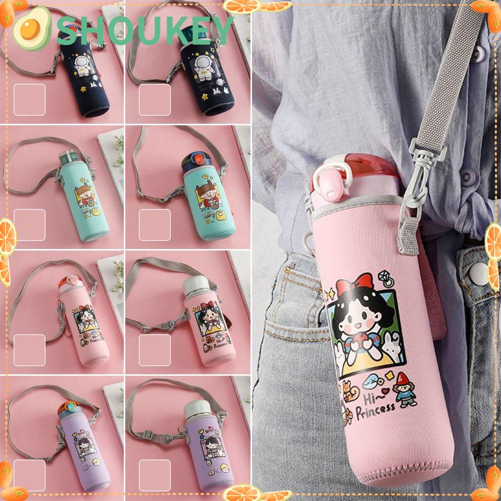 Vỏ Bọc Bình Nước Thể Thao Họa Tiết Hoạt Hình SHOUKEY