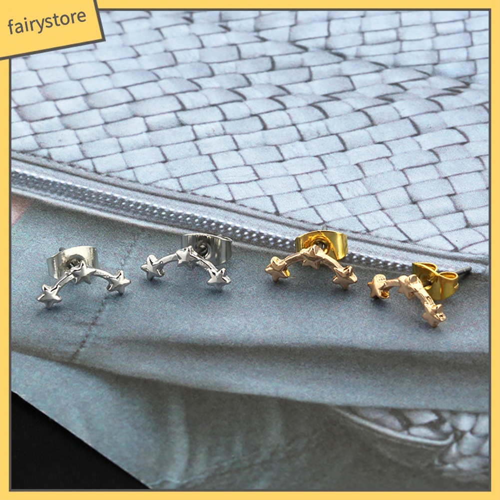 1 Đôi Bông Tai Hình Ngôi Sao Nhỏ Thanh Lịch Thời Trang Dành Cho Nữ