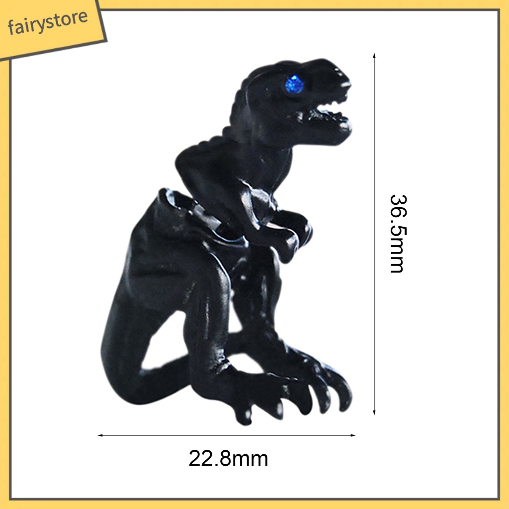 Bông Tai Hình Khủng Long 3D Bằng Hợp Kim Phong Cách Punk Dành Cho Nữ