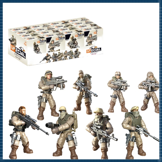 Bộ Đồ Chơi Lắp Ráp Mô Hình Người Lính Quân Đội Cho Bé