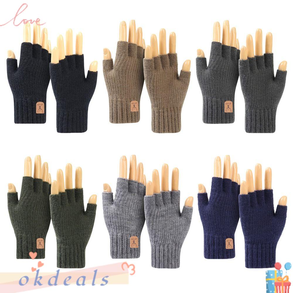 OKDEALS Găng Tay Len Thể Thao Giữ Ấm Cho Nam Nữ