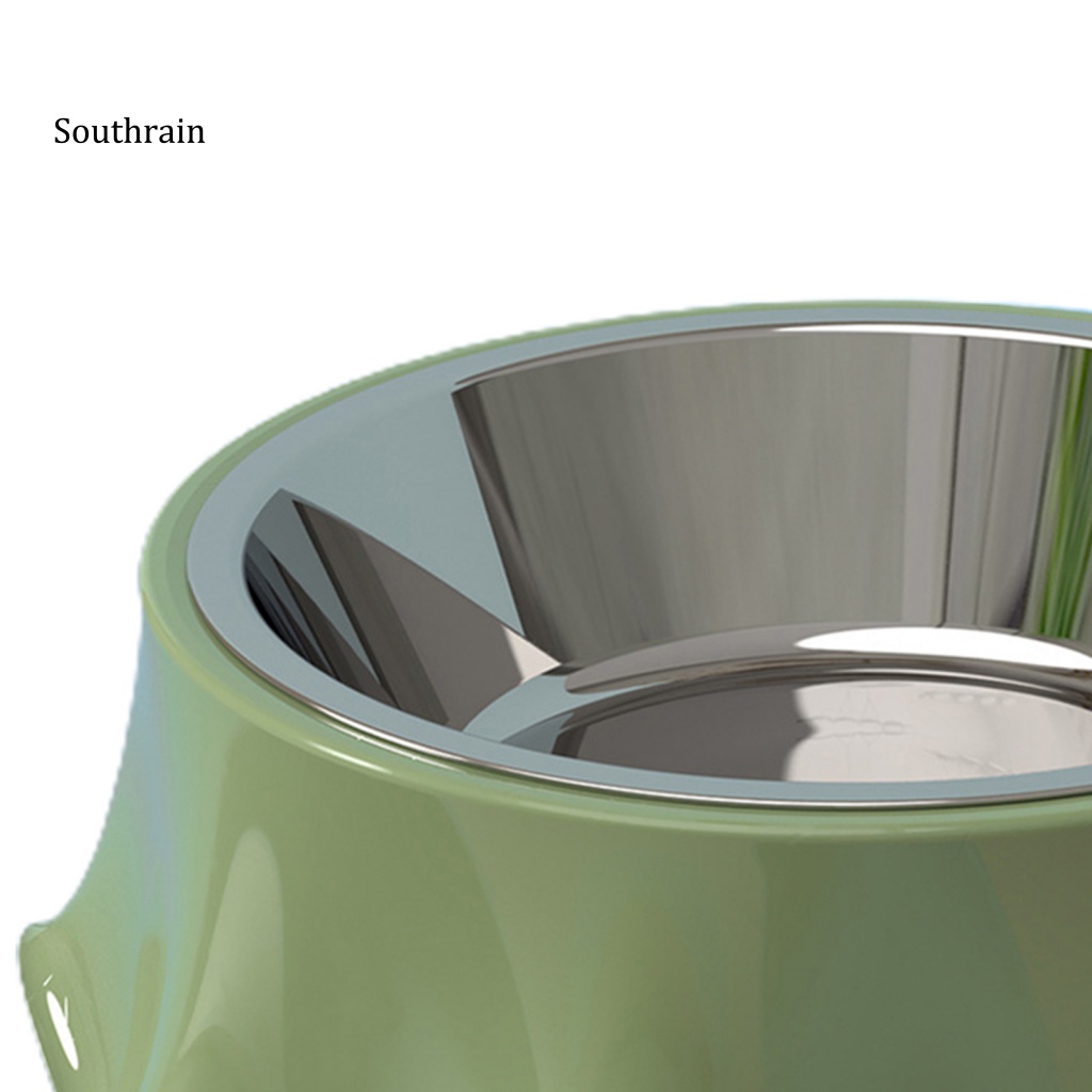 Bát Đựng Thức Ăn Cho Thú Cưng Bằng Thép Không Gỉ Chống Đổ