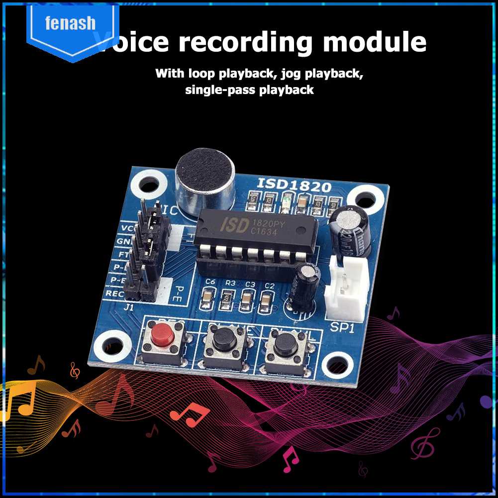 Mô Đun Ghi Âm Chuyên Nghiệp ISD1820 DC 3-5V