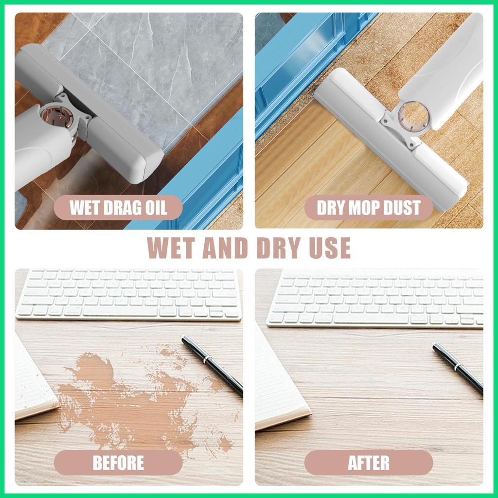 Cây Lau Nhà Xốp Mini Dạng Bóp Đa Năng Dùng Lau Chùi Cửa Sổ