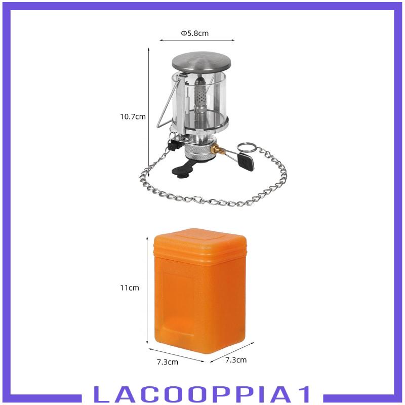 Đèn Lồng Gas Nhỏ Gọn Tiện Lợi [Lacooppia1] Dùng Khi Đi Cắm Trại / Câu Cá / Trekking