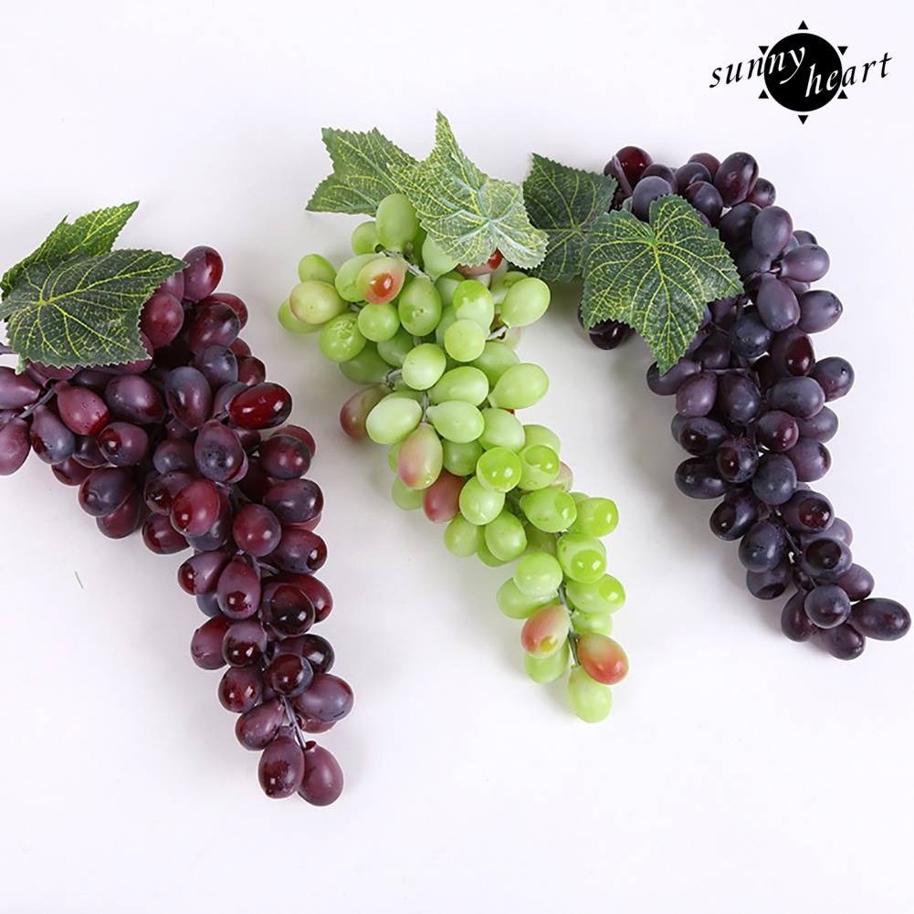 1 Chùm Nho Giả Bằng Nhựa Sống Động Trang Trí Nhà Cửa Sân Vườn