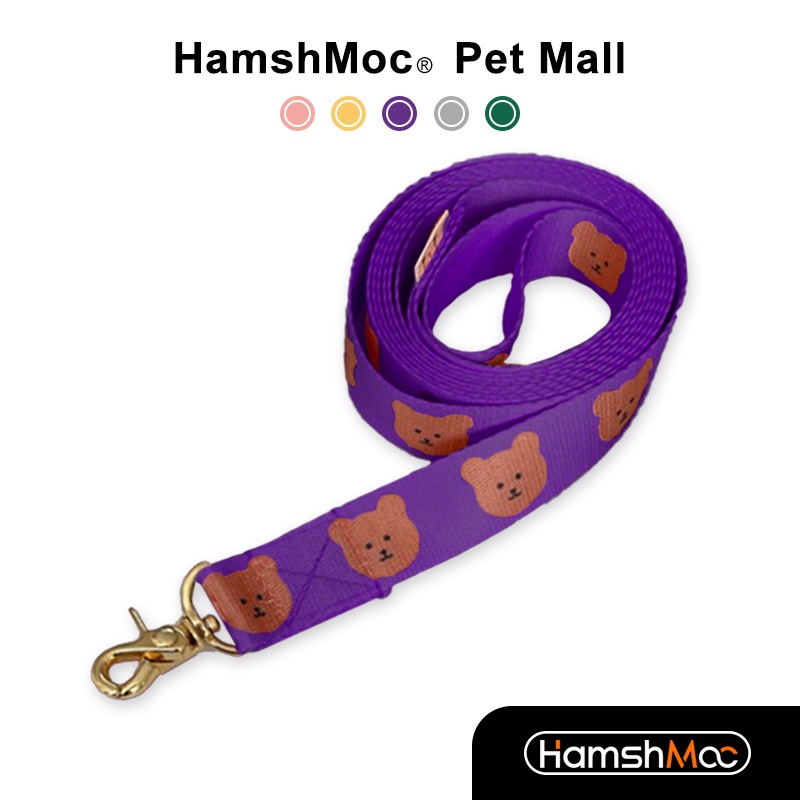 HamshMoc Dây Dắt Thú Cưng Đi Dạo Bằng Nylon Có Móc Mềm Gọn Nhẹ Bền Bỉ