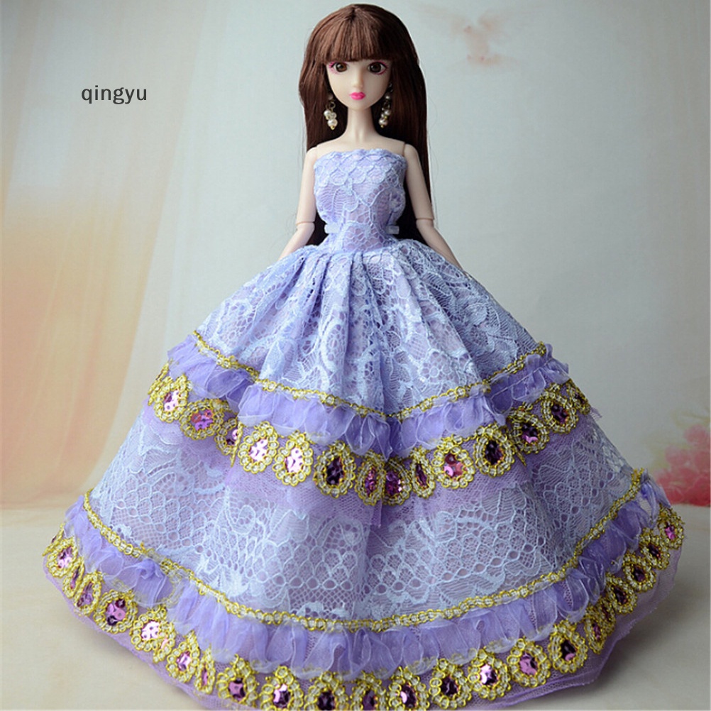 Set 5 Đầm Công Chúa Dự Tiệc Cưới Cho Búp Bê Barbie