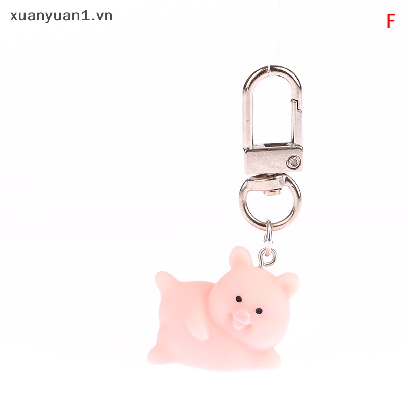 Móc Khóa Hình Heo Hồng Xinh Xắn Dễ Thương