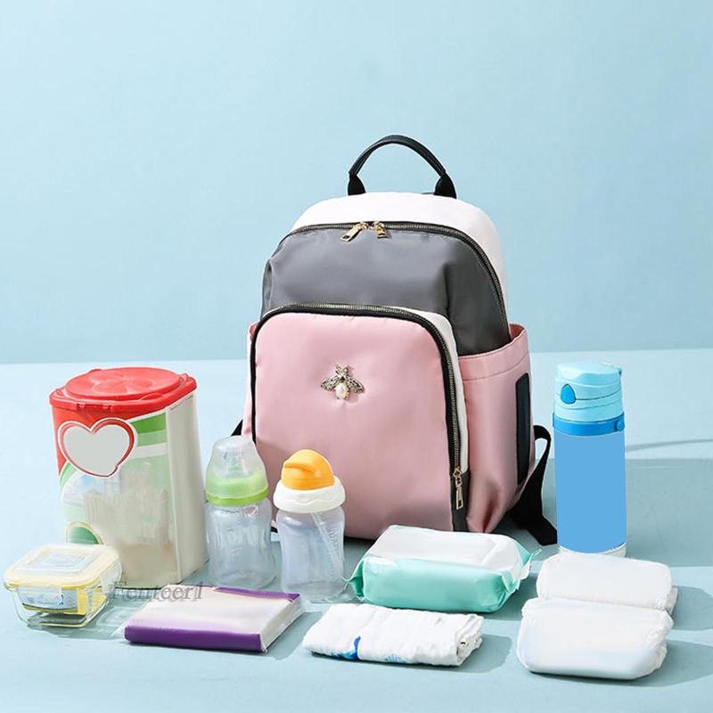 Balo Đựng Tã Lót Cỡ Lớn Trọng Lượng Nhẹ Fenteer1 Cho Bé Trai Gái