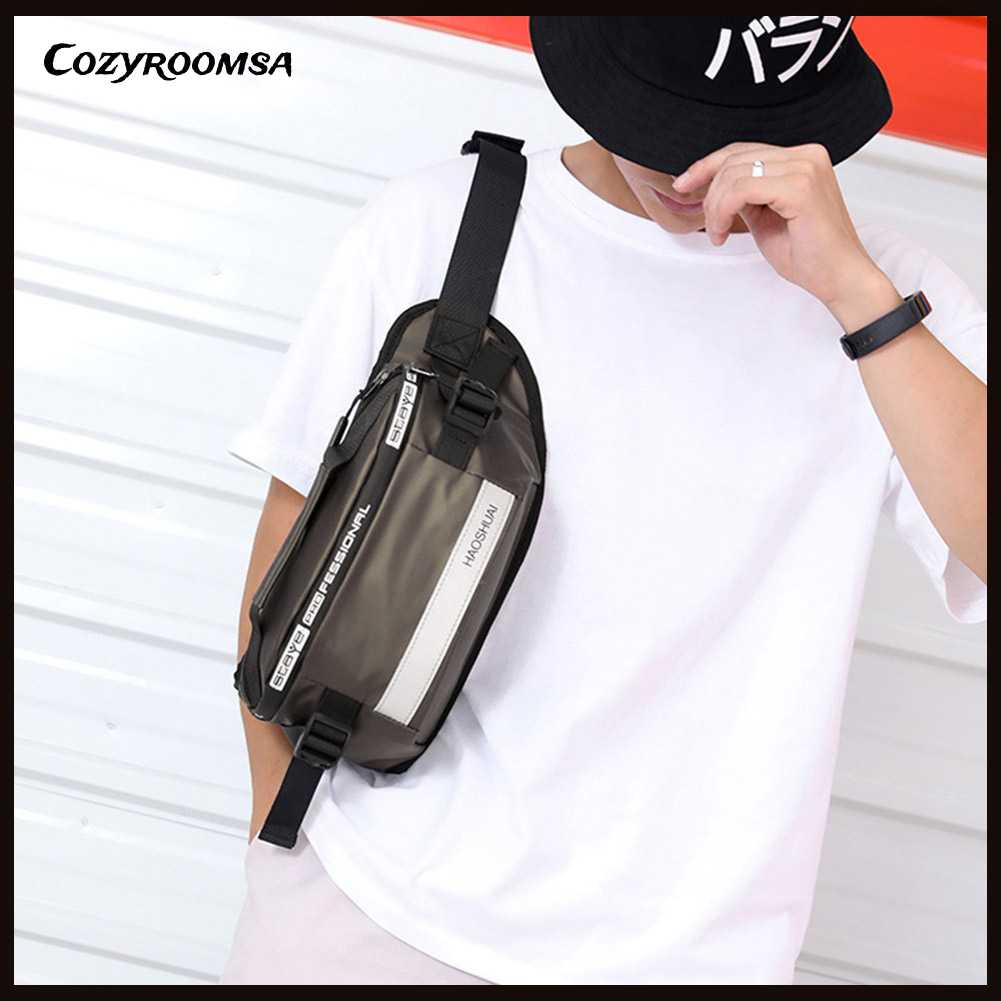 Túi Đeo Hông Bằng Nylon Trọng Lượng Nhẹ Phong Cách Thể Thao Thời Trang Cho Nam