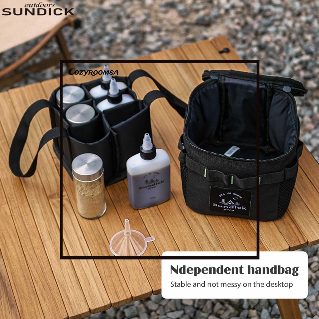 Hộp Đựng Gia Vị Kèm Túi Đựng Tiện Dụng Cho Các Hoạt Động Ngoài Trời