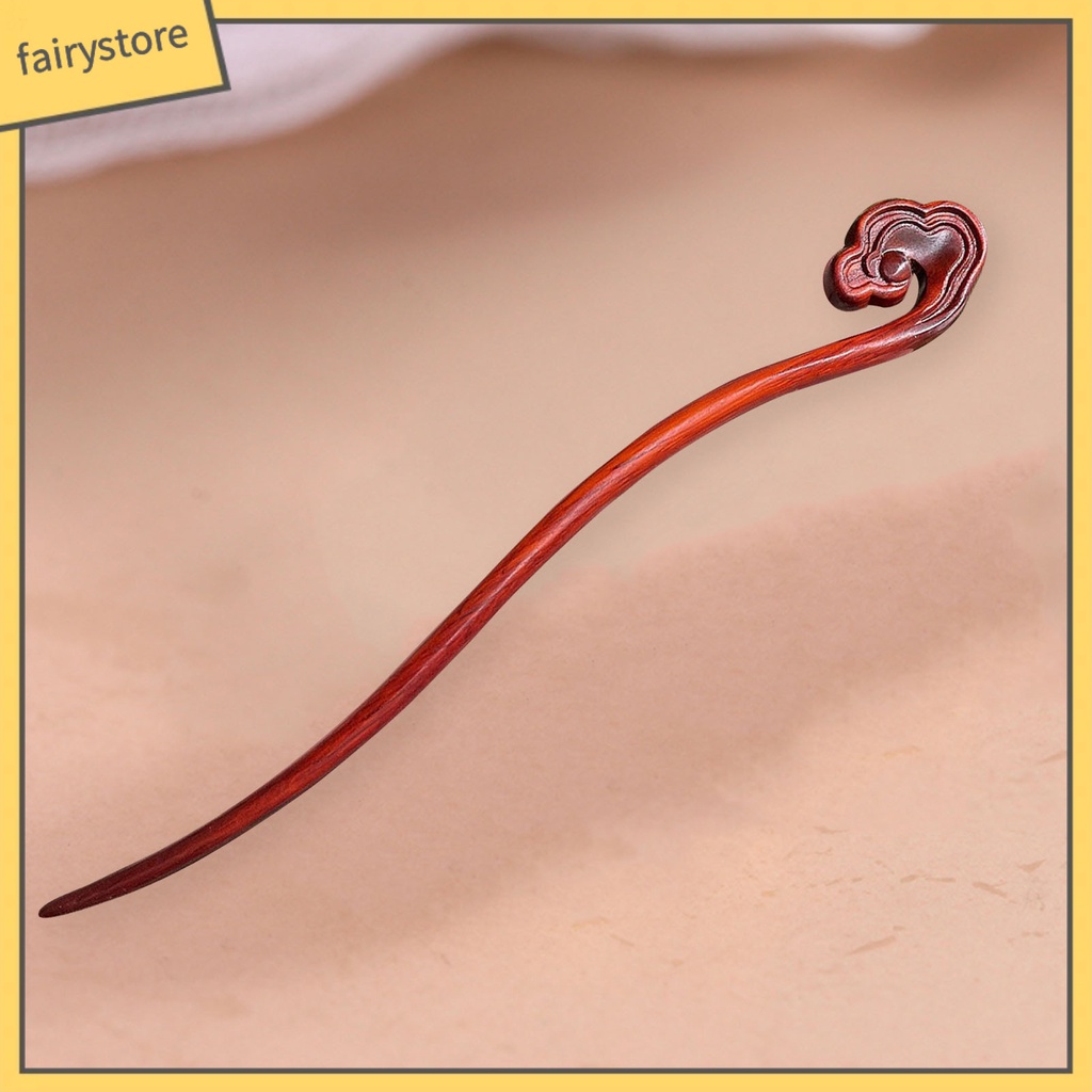 Trâm Cài Tóc Bằng Gỗ Trong Suốt Phong Cách Trung Hoa Cổ Điển Cho Nữ