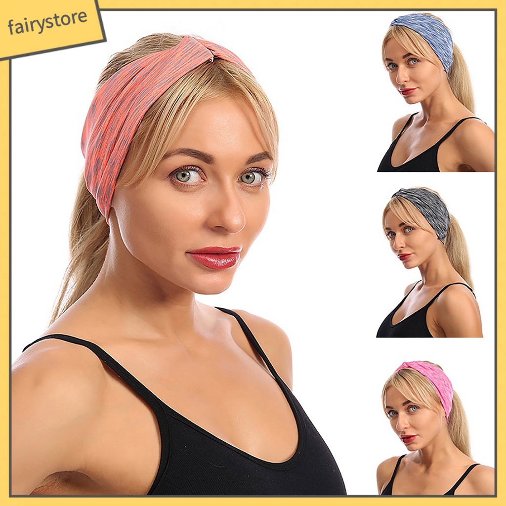 Băng Đô Lụa Sữa Chống Mồ Hôi Cho Nữ Tập Yoga