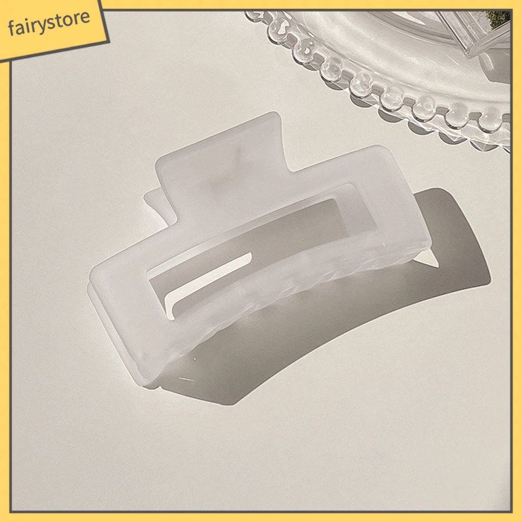 Kẹp Tóc Càng Cua Dạng Lò Xo Rỗng Co Giãn Cố Định Tóc Chống Gãy Răng Màu Sắc Ngọt Ngào Cho Nữ