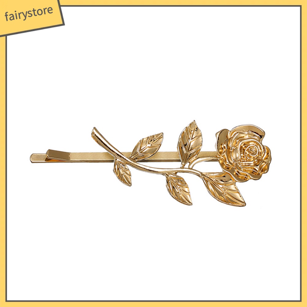 Set 2 KẹP TóC HìNh Hoa HồNg ThờI Trang Cho Nữ