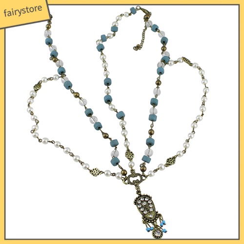 Băng Đô Đính Đá Và Ngọc Trai Giả Phong Cách Bohemian Dành Cho Nữ