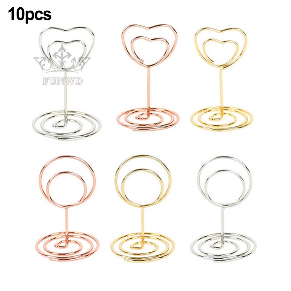 Kẹp Thẻ Bằng Sắt Hình Trái Tim Rộng 31mm Rộng 50mm