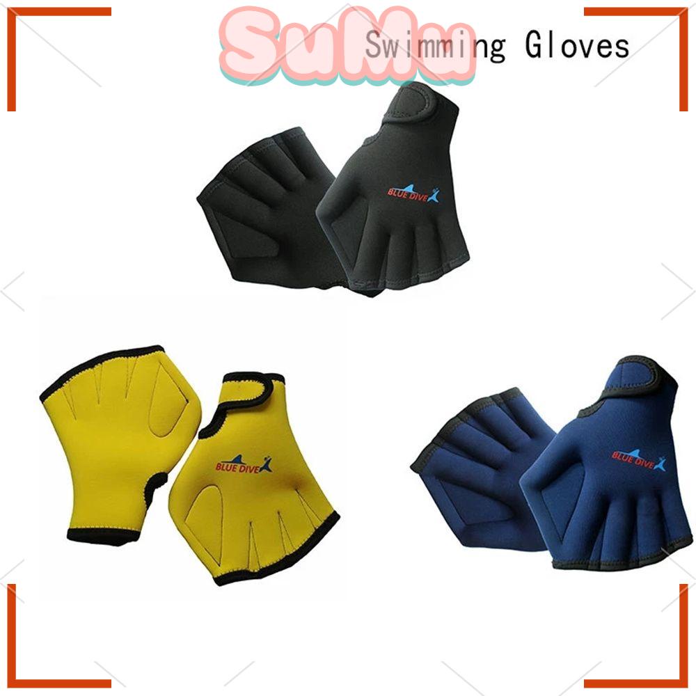 Găng Tay Bơi Lội Có Màng Chống Thấm Nước Cho Trẻ Em Và Người Lớn SUMU