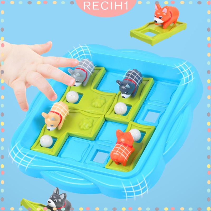 Bộ Đồ Chơi Xếp Hình Trượt Hoạt Hình Dành Cho Trẻ Em 3 4 5 6 7 Tuổi