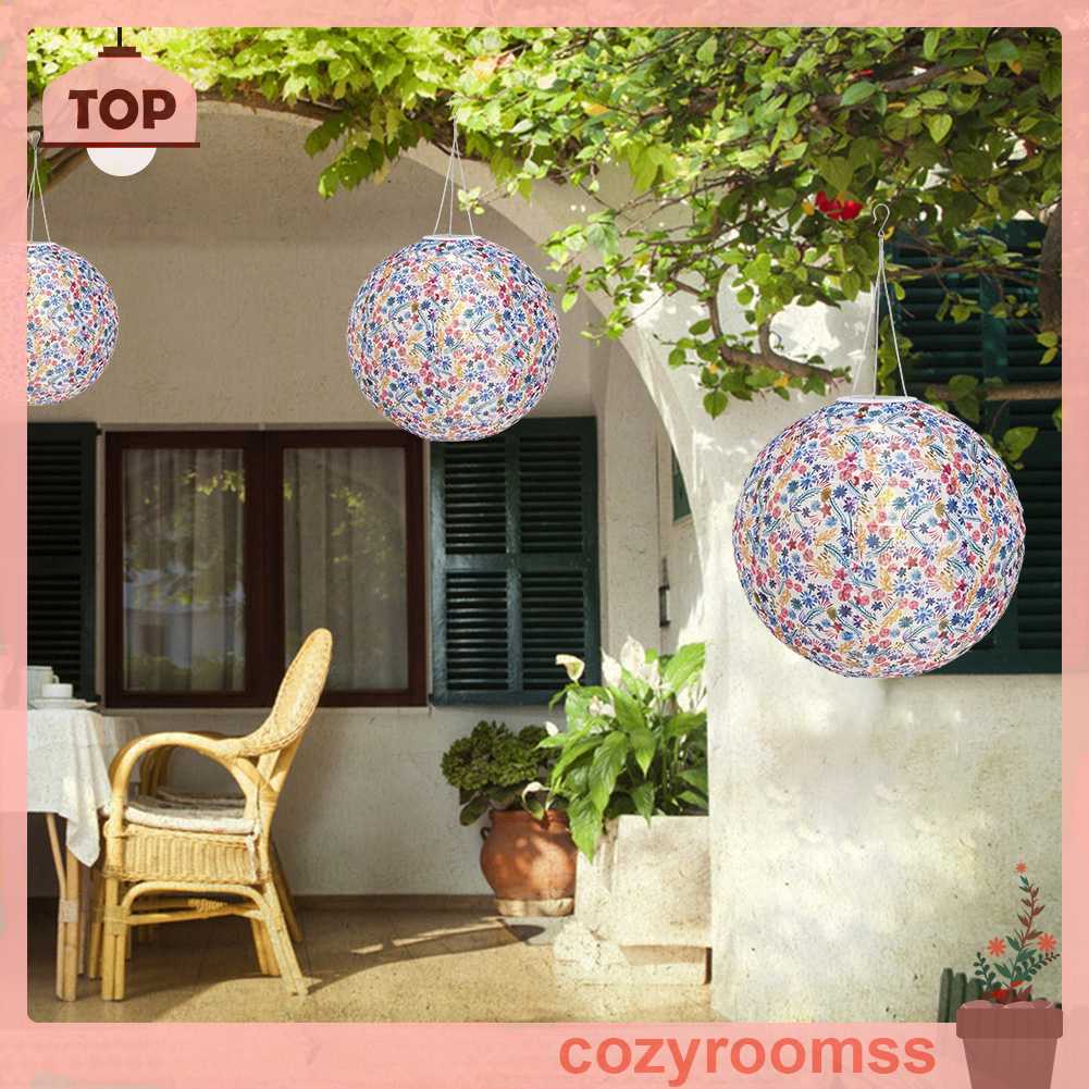 Đèn Lồng LED Tròn 12 inch Chống Thấm Nước Dùng Trang Trí