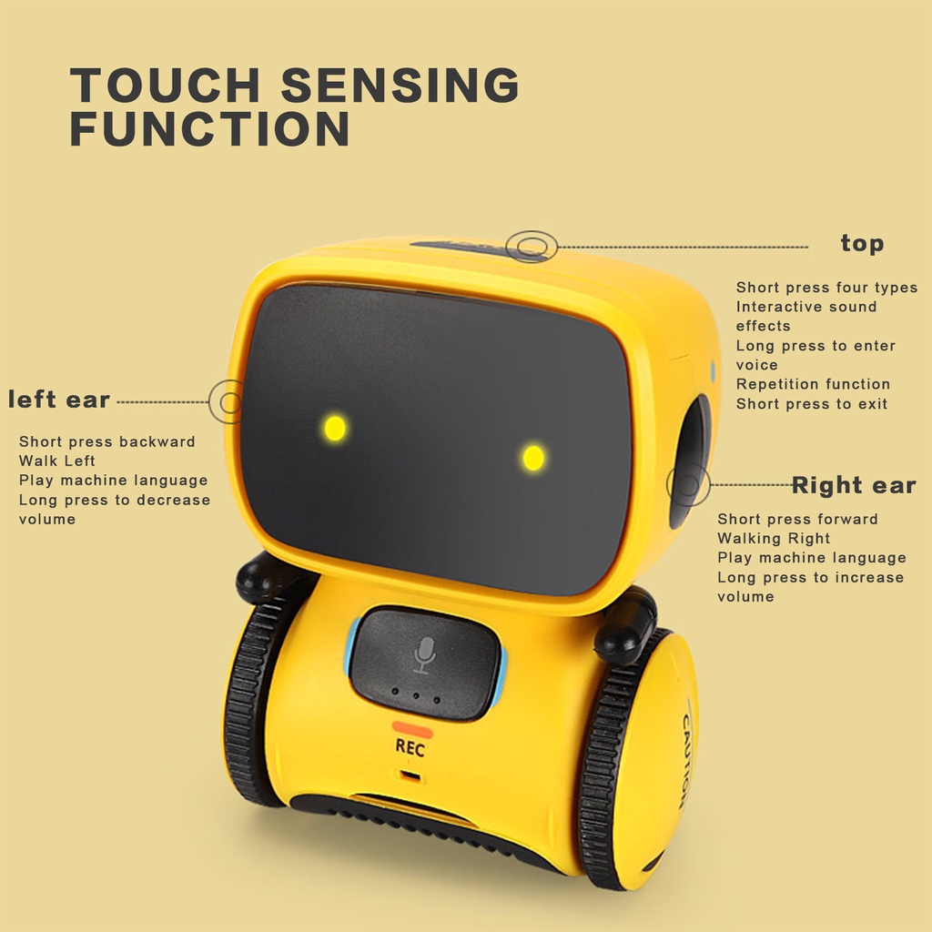 Robot Đồ Chơi Thông Minh Biết Nói Cho Bé