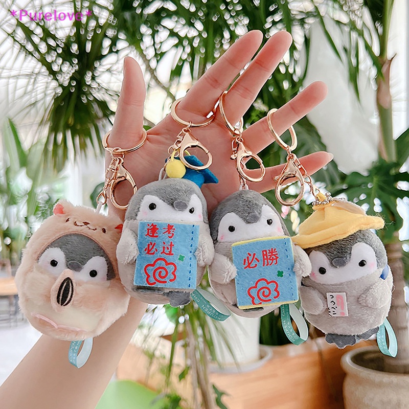 Móc Khóa Hình Chim Cánh Cụt Nhồi Bông Xinh Xắn Mới