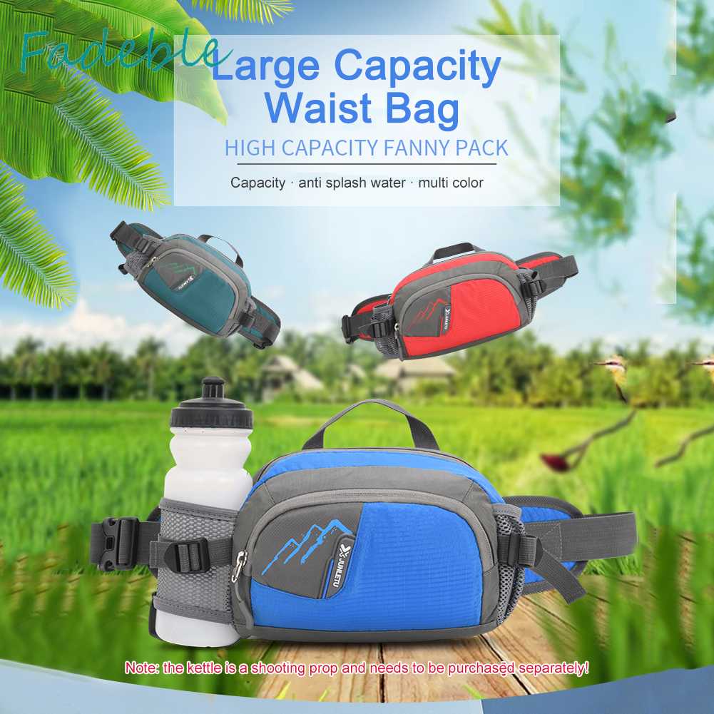 Túi Đeo Hông Thể Thao Có Giá Đỡ Chai Nước