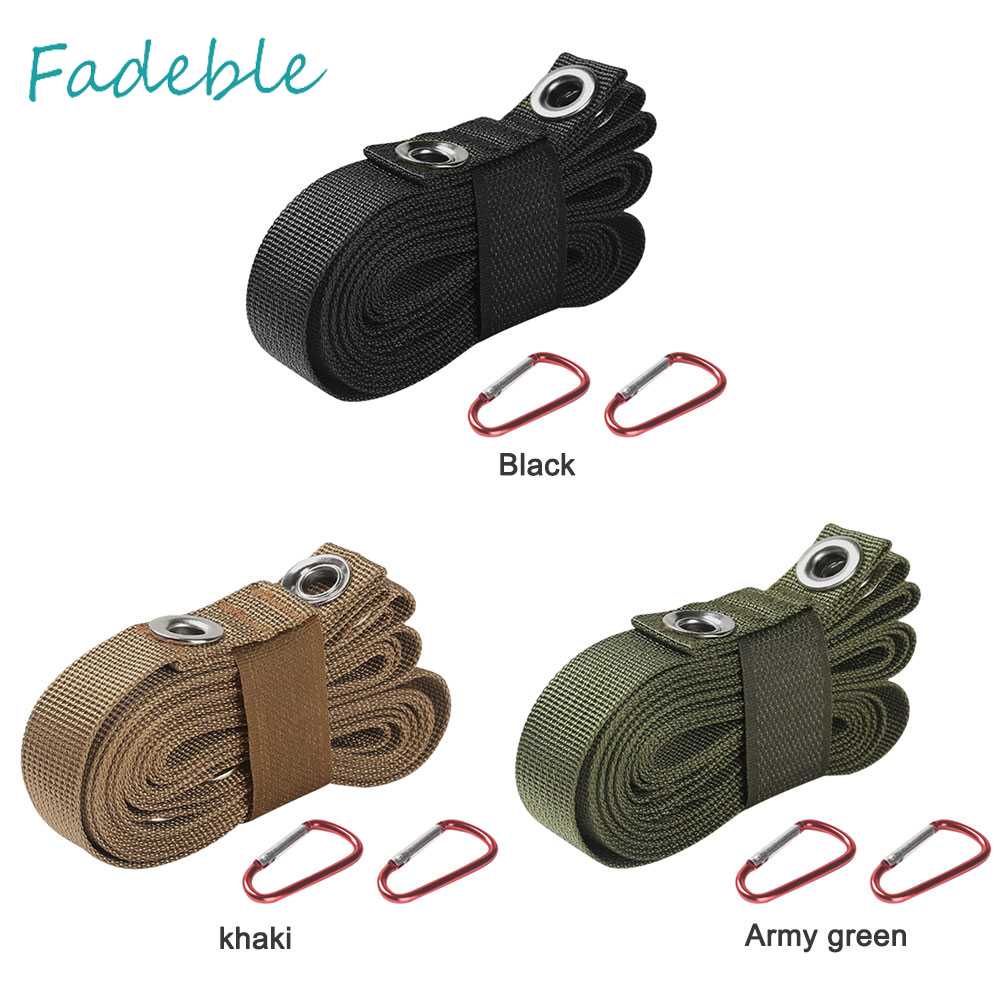 Dây Treo Lều Cắm Trại Kèm Móc Kẹp Tiện Dụng