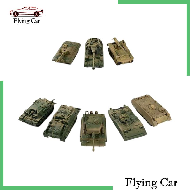 [Lzdjfmy2] 8 Mô Hình Xe Tăng Mini Tỉ Lệ 1: 72 Trang Trí Nhà Búp Bê