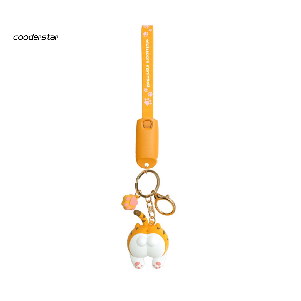 Dây Cáp Sạc Nhanh Micro USB Type-C 8Pin Có Móc Khóa Cho Android