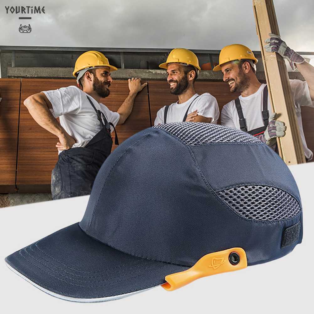 Mũ Lưỡi Trai Kẻ Sọc Phản Quang Siêu Nhẹ Chống Va Chạm