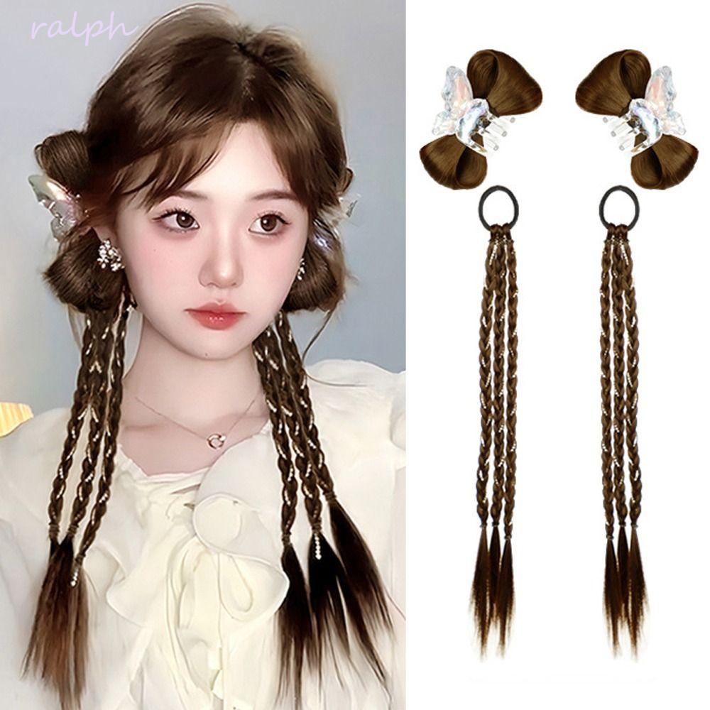 Kẹp Tóc Đuôi Ngựa Giả Y2K Bằng Sợi Tổng Hợp Tự Nhiên Dành Cho Nữ