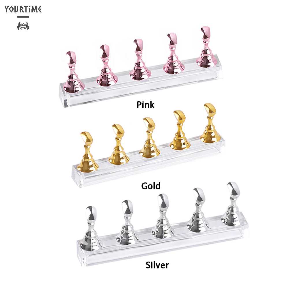 Giá Đỡ Trưng Bày Móng Tay Giả Từ Tính Bằng Acrylic Tiện Dụng