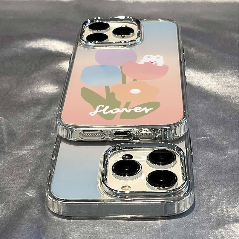 ✅Ốp Điện Thoại Dẻo Màu Gradient Họa Tiết Chú Thỏ Dễ Thương Chống Sốc Cho iPhone128 714proplus13maxins / 11