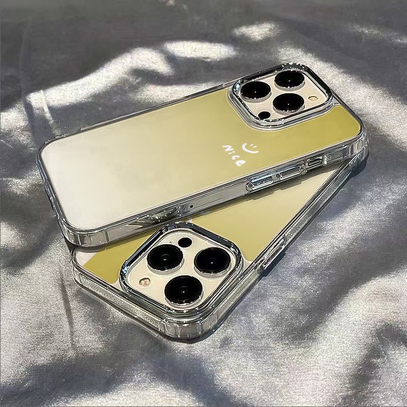 ✅Ốp Điện Thoại Mềm Chống Sốc Họa Tiết Mặt Cười Màu Gradient 11max7 13In 14pro 12 8plus Z7KP