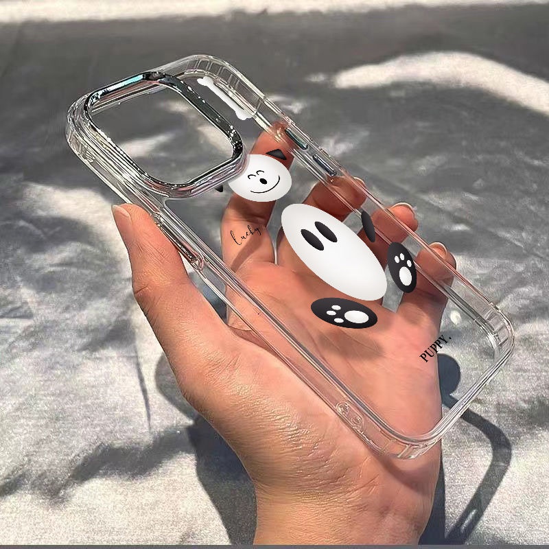 ✅Ốp Điện Thoại Mềm Chống Sốc In Hình Cún Dễ Thương Cho Iphone 711max8 xs 14Pro 12 13 / YEBB