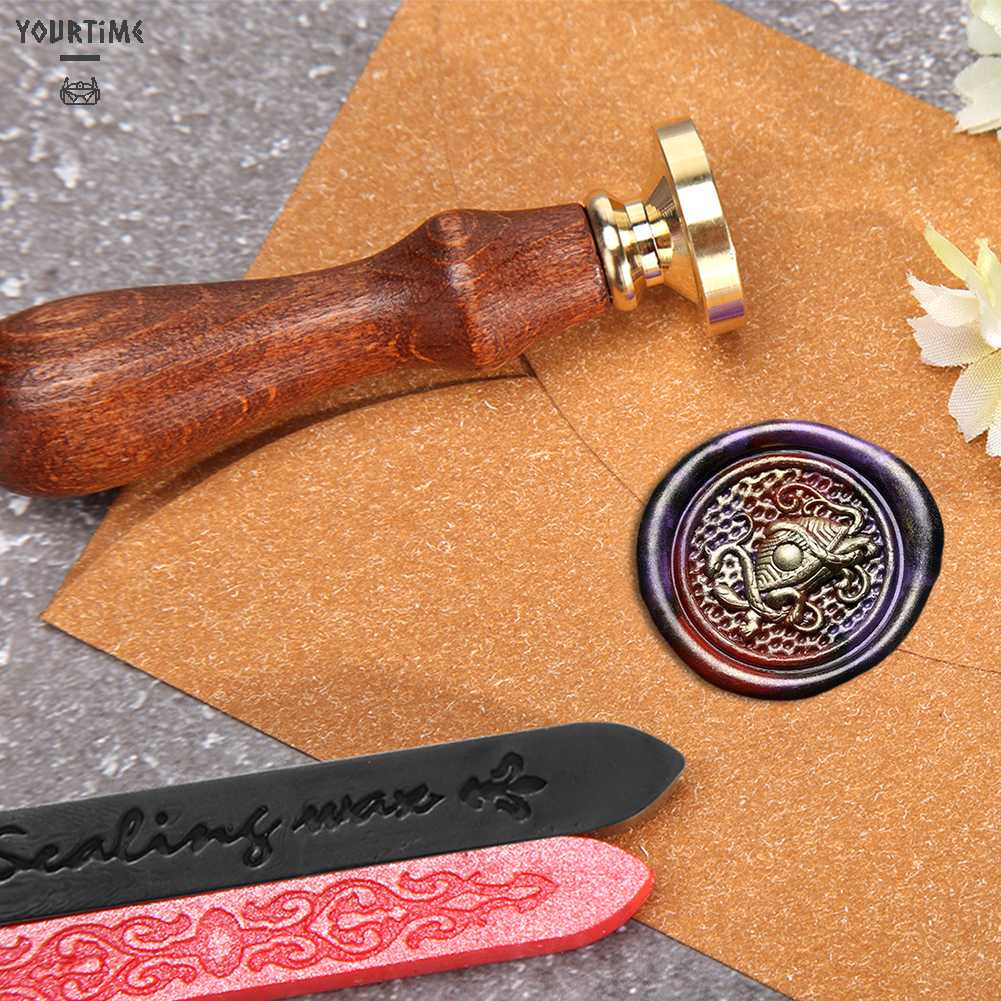 Đầu Sáp Bằng Đồng Thau Hình Động Vật Phong Cách Vintage