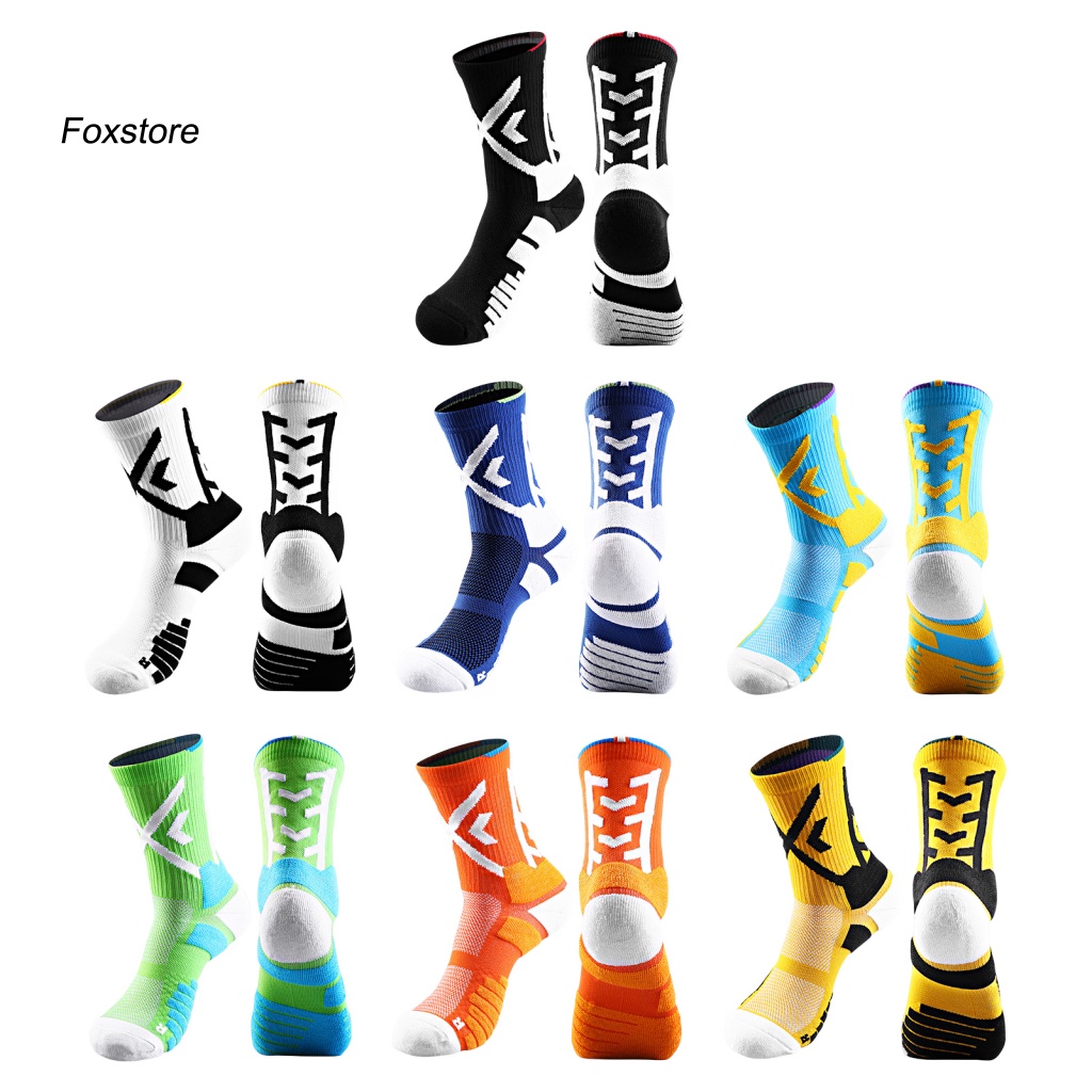 [Fx] Vớ Legging Dài Gót Dày Khô Nhanh Dùng Khi Chơi Bóng Chày / Bóng Chày / Bóng Đá Ngoài Trời