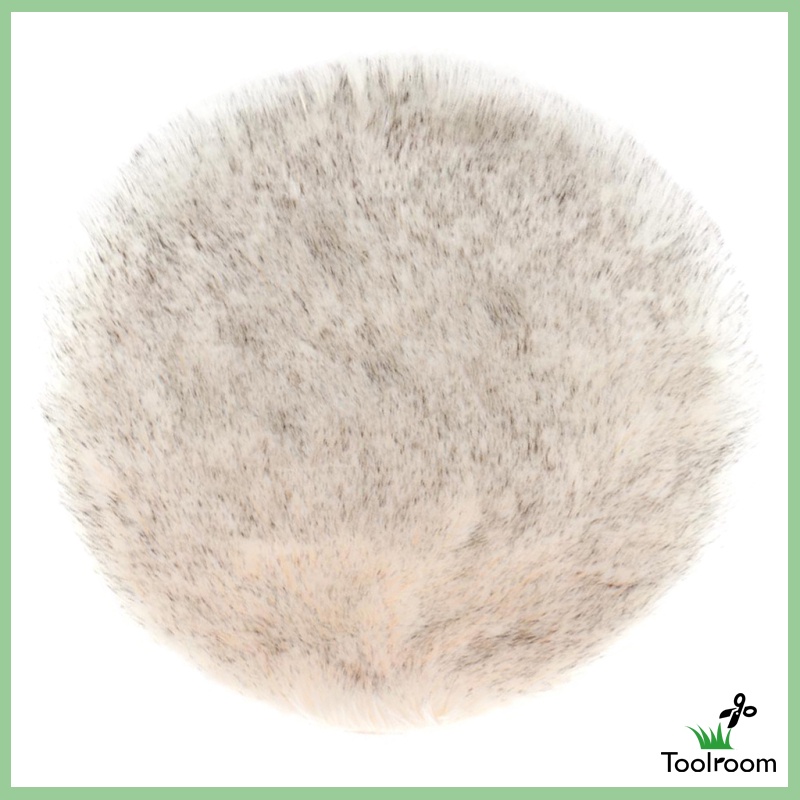 Vỏ Bọc Ghế Ngồi Giả Lông Xù Màu Trắng Trang Trí Phòng Ngủ