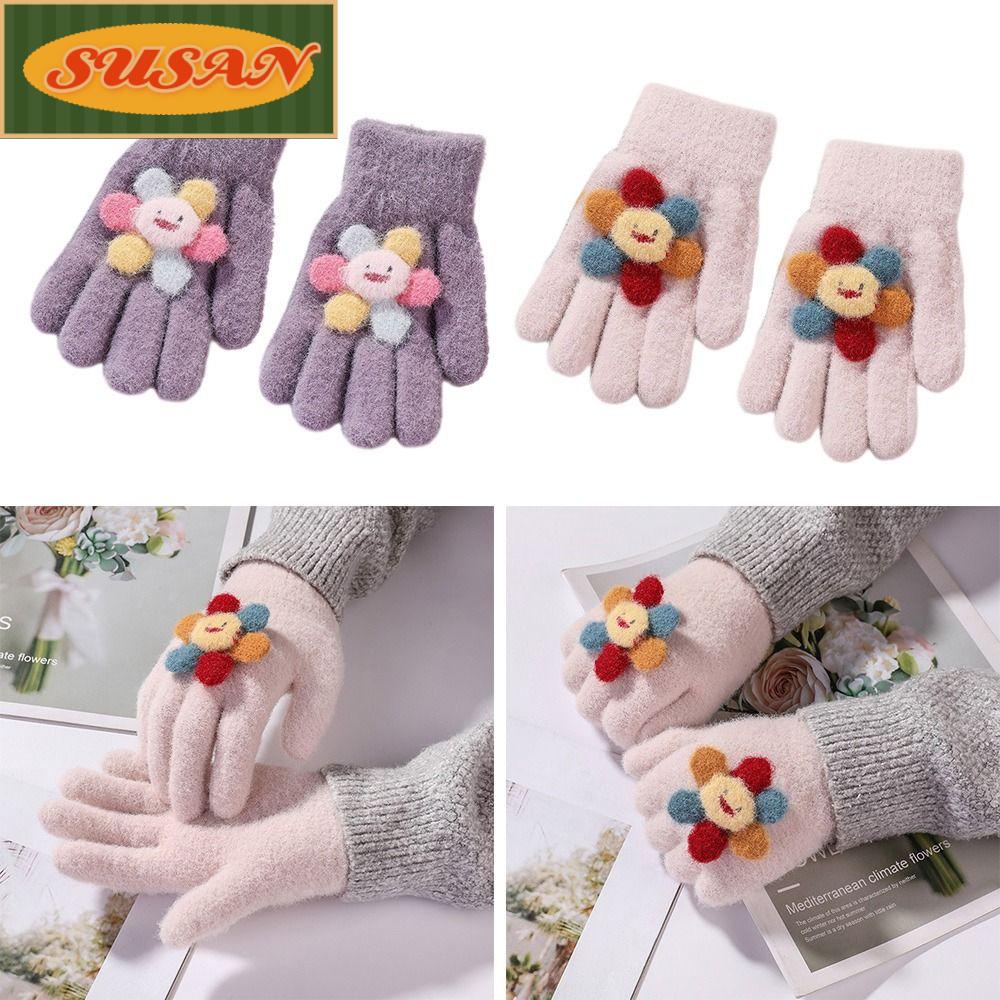 Găng Tay Phủ Toàn Bộ Ngón Tay Giữ Ấm Mùa Đông Cho Bé