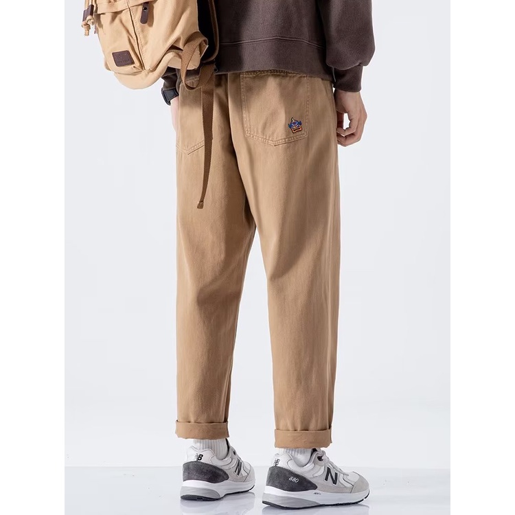 Quần Dài Dáng Rộng Phong Cách Đường Phố Thời Trang Xuân Hè 2023 Mới Cho Nam