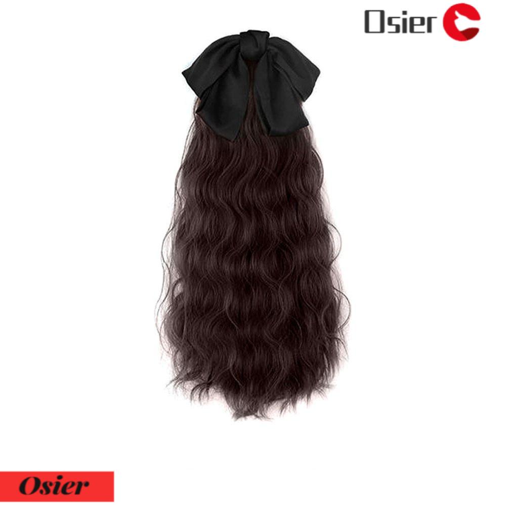 1 Kẹp Tóc Giả Đuôi Ngựa Màu Đen Chất Lượng Cao