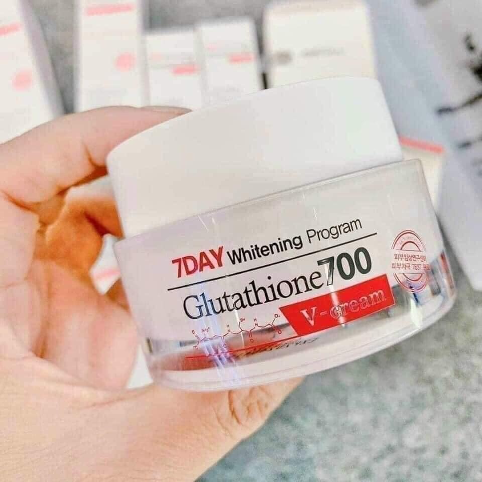 Kem Dưỡng Da  7Day Whitening Program Glutathione 700 VCream 50ml