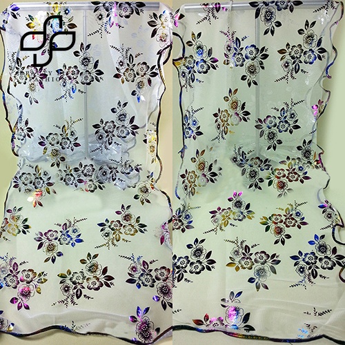 Khăn Choàng Vải Tuyn Mềm Dáng Dài In Hoa Thời Trang Cho Nữ