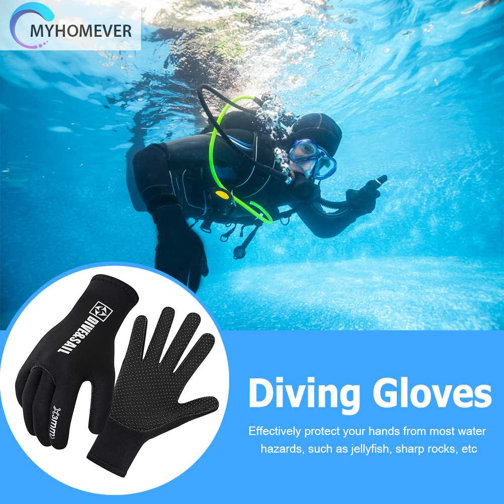 Găng Tay Thể Thao Neoprene Giữ Ấm Khi Lặn &amp; Lướt Sóng