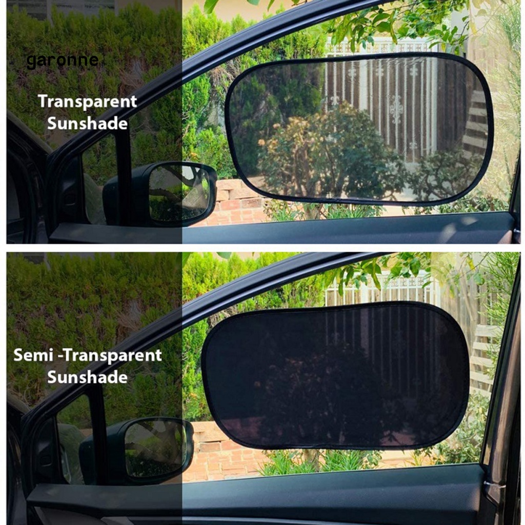 Set 2 Tấm Lưới Nylon Che Nắng Cách Nhiệt Dễ Lắp Đặt Cho Cửa Sổ Xe Hơi Bigr SUVs