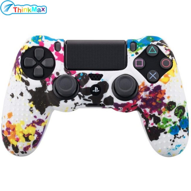 Ốp bảo vệ tay cầm chơi game THINKMAX họa tiết rằn ri cho Sony PS4 Slim / Pro